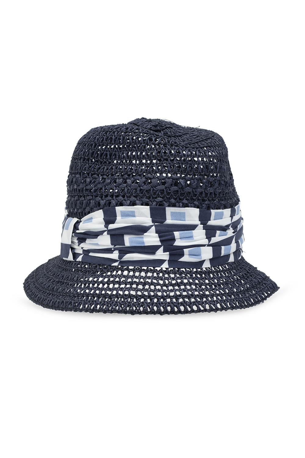 crystal-embellished satin baker boy hat Woven hat